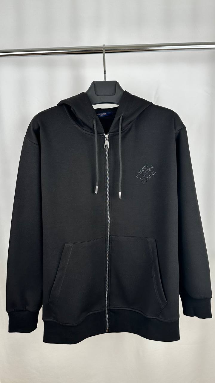 L V Men's Zipped Hoodie