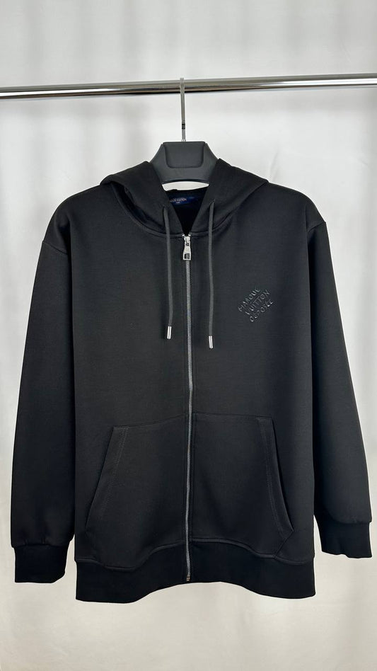 L V Men's Zipped Hoodie